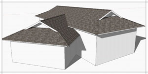 How to make a Roof in Google SketchUp